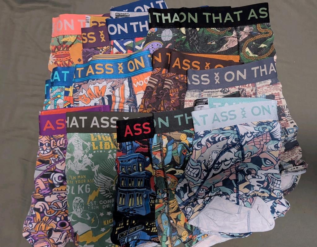 Diversen - On that ass -  boxershorts maat M, Verzenden, Rood, On that ass, Boxer