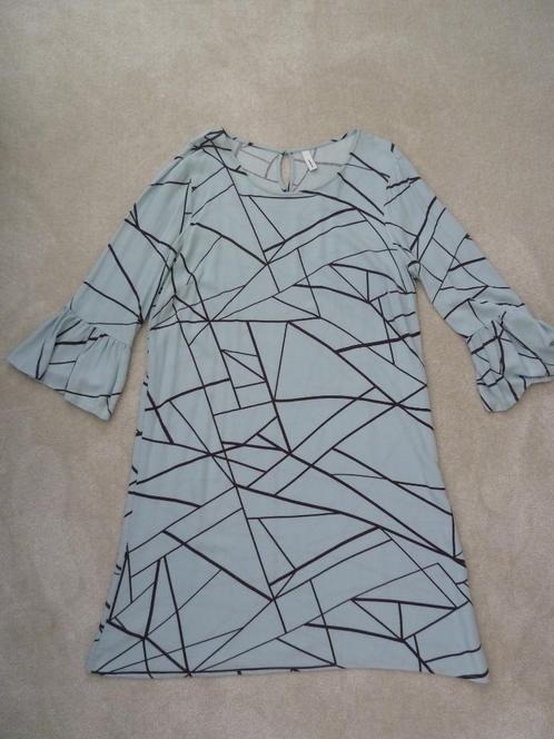 zomerjurk 42, Kleding | Dames, Jurken, Zo goed als nieuw, Maat 42/44 (L), Groen, Boven de knie, Ophalen of Verzenden