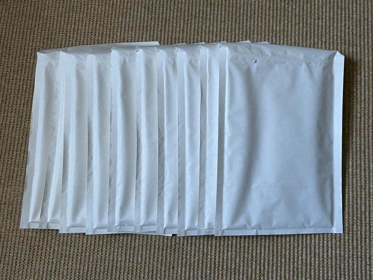 10x Bubbel / Luchtkussen Enveloppen 275x200mm ongebruikt, Diversen, Papierwaren, Zo goed als nieuw, Ophalen of Verzenden