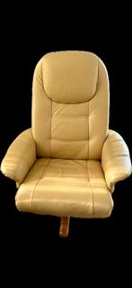 Relax fauteuil, leer, verstelbaar, 75 tot 100 cm, Minder dan 75 cm, Leer, Ophalen of Verzenden