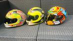 3x Originele Valentino Rossi Replica Helmen Gp-Tech/Ti-Tech, Motoren, Kleding | Motorhelmen, Ophalen of Verzenden, Tweedehands