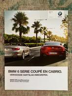 Nederlandse brochure BMW 6-serie coupe en cabrio 2013 nieuw!, Nieuw, Ophalen of Verzenden, BMW, BMW