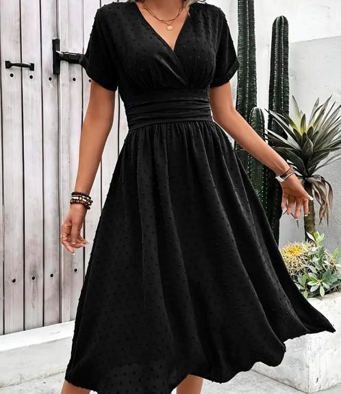 zearte jurk korte mouw Xxl maat 44, Kleding | Dames, Gelegenheidskleding, Nieuw, Overige typen, Maat 46/48 (XL) of groter, Zwart