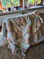 Vintage Bloemen Deken / Dekbed, Gebruikt, Ophalen of Verzenden, Deken of Dekbed, Overige kleuren