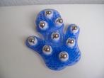 blauwe massage hand borstel met rollende kogeltjes, Ophalen of Verzenden, Zo goed als nieuw, Overige typen