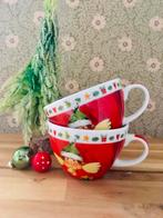 Porseleinen Kerstmokken, Verzenden, Zo goed als nieuw