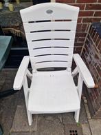 Hartman tuinstoelen ( 2 stuks) - WIT., Tuin en Terras, Tuinstoelen, Ophalen, Gebruikt, Kunststof, Inklapbaar