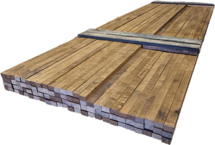 324 meter hardhouten latten fijnbezaagd - nr: HP205, Tuin en Terras, Palen, Balken en Planken, Nieuw, Planken, 250 cm of meer