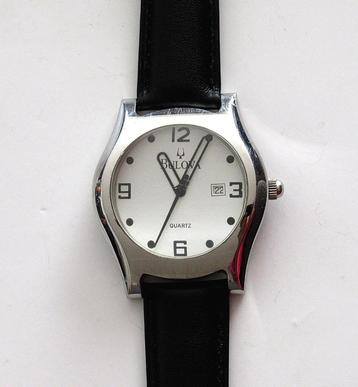Bulova heren quartz horloge met kalender.  beschikbaar voor biedingen