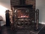 Klassieke haardscherm, Huis en Inrichting, Ophalen of Verzenden, Zo goed als nieuw, Vrijstaande haard, Houthaard