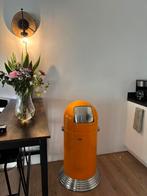 Oranje retro/vintage prullenbak wesco 60L, 40 liter of meer, Ophalen, Zo goed als nieuw, 50 tot 75 cm