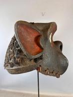 250943 Oud Afrikaans Bulu Ngil / Fang masker uit Gabon., Antiek en Kunst, Ophalen of Verzenden
