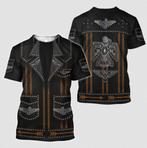 Heren western t-shirt 5 / cowboy vogel t shirt tshirt, Verzenden, Nieuw, Zwart