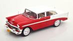 Chevrolet Bel Air 4 Doors Sedan 1957 Rood / Wit 1-24 Whitebo, Hobby en Vrije tijd, Modelauto's | 1:24, Nieuw, Overige merken, Ophalen of Verzenden