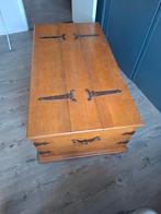 Dekenkist/salon tafel, Ophalen, 100 tot 150 cm, Eikenhout, Zo goed als nieuw