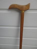 Vintage houten wandelstok, Diversen, Wandelstokken, Ophalen of Verzenden, Gebruikt