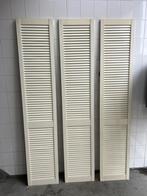 Houten louvredeuren - Set van 3, Gebruikt, Minder dan 80 cm, Binnendeur, Ophalen of Verzenden