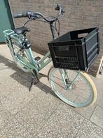 Batavus Quip Cargo D55 N7 Damestransportfiets met Krat, Ophalen, Versnellingen, Batavus, 53 tot 56 cm