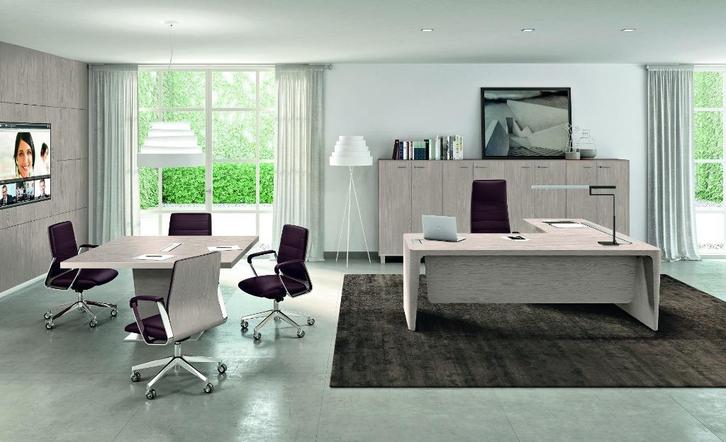 Directie hoekbureau x10 Quadrifoglio, Huis en Inrichting, Bureaus, Ophalen of Verzenden