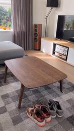 Eiken salontafel retro Japandi stijl nieuw vintage design, Overige vormen, 50 tot 100 cm, Minder dan 50 cm, Nieuw