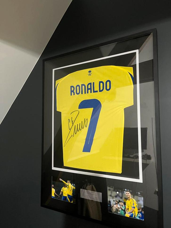 Gesigneerd Cristiano Ronaldo Al Nassr Shirt, Verzamelen, Sportartikelen en Voetbal, Nieuw, Shirt, Buitenlandse clubs, Ophalen of Verzenden