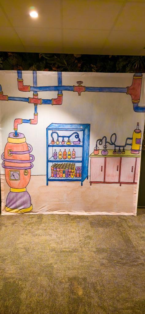 Pop-up decorwand. Met doeken en voor eigen doeken geschikt., Hobby en Vrije tijd, Kostuums, Theaterbenodigdheden en LARP, Nieuw