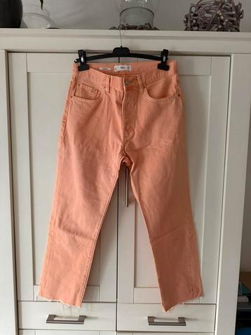 Trendy oranje jeans mango - maat 40 beschikbaar voor biedingen