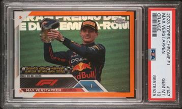 Max Verstappen Topps Chrome F1 /25 PSA10 beschikbaar voor biedingen