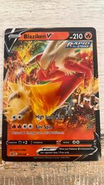 Pokemon kaart: Blaziken V, Ophalen of Verzenden, Zo goed als nieuw