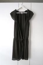 Maison Scotch Atelier doorzichtige overslag/wikkel jurk, Zwart, Zo goed als nieuw, Boven de knie, Maison Scotch