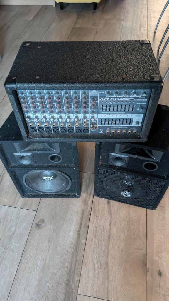 Kool Sound Mixer & Speakerset, Audio, Tv en Foto, Professionele Audio-, Tv- en Video-apparatuur, Gebruikt, Audio, Ophalen of Verzenden