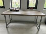 Steigerhouten Buro / Tafel, Ophalen, Zo goed als nieuw, Bureau