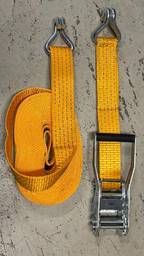 Professionele spanband 50mm ergoratel 12 meter lengte, Auto diversen, Aanhangwagen-onderdelen, Nieuw, Verzenden