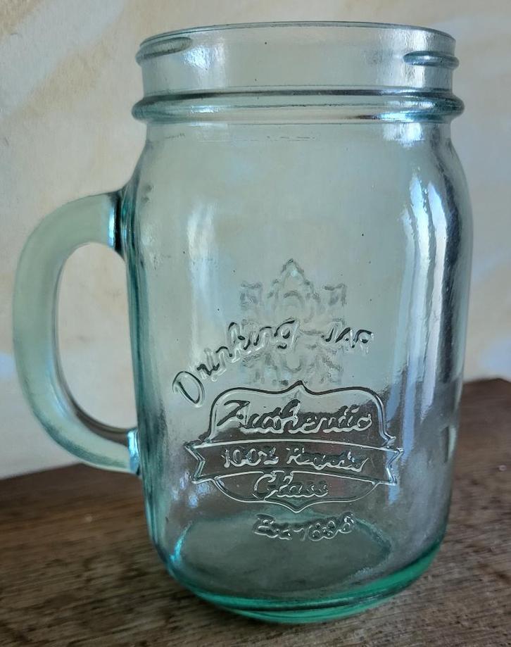 VIDRIOS SAN MIGUEL drinkpot 550cc Authentic 100% recycled .., Verzamelen, Glas en Borrelglaasjes, Bierglas, Ophalen of Verzenden