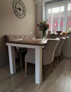 Steigerhouten Eettafel - Robuust en Stijlvol, Ophalen, Gebruikt, 200 cm of meer, 50 tot 100 cm