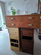 Vintage Ladekast Deel, Gebruikt, 1 of 2 laden, Vintage, Metaal
