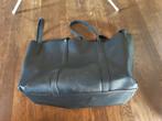Black leather handbag, Ophalen of Verzenden, Zo goed als nieuw, Zwart