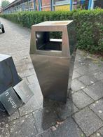 Roestvaststaal RVS afvalbak  voor buiten, Ophalen, Gebruikt
