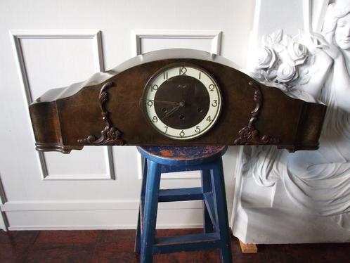 westminster schouwklok pendule met 9 hamers en 3 melodieën, Antiek en Kunst, Antiek | Klokken, Ophalen of Verzenden