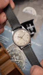 Omega WW2 / Serviced / 1940’s / Cal. 30T2 / Garantie, Staal, Met bandje, Polshorloge, Ophalen of Verzenden