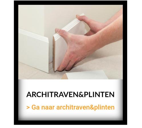 Witte MDF Plinten - Nieuw, Doe-het-zelf en Verbouw, Plinten en Afwerking, Nieuw, Plinten, Mdf, 200 tot 250 cm, Ophalen