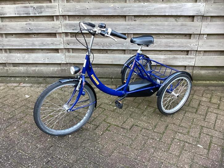 nette nijland diamond 3 wielfiets 7 versnellingen, Fietsen en Brommers, Fietsen | Driewielfietsen, Gebruikt, Ophalen of Verzenden