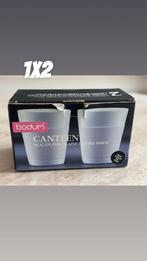 Bodum Canteen Dubbelwandige Glazen - Nieuw!, Huis en Inrichting, Keuken | Servies, Ophalen, Glas of Glazen, Nieuw, Glas