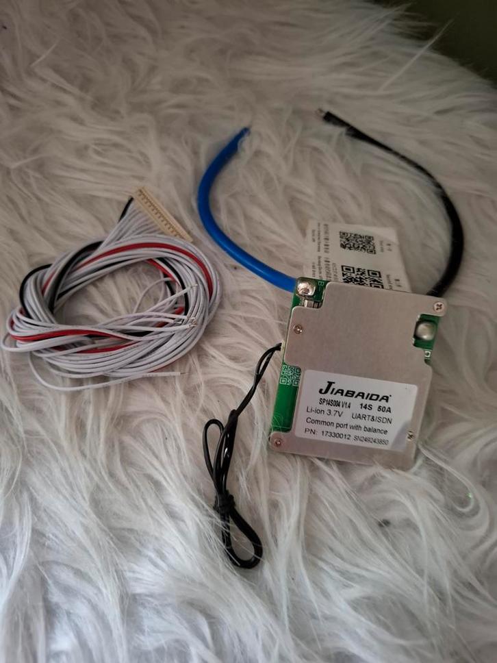 Jiabaida BMS SP14S004 V1.4 - 14S 50A Li-ion, Auto-onderdelen, Accu's en Toebehoren, Universele onderdelen, Nieuw, Ophalen of Verzenden