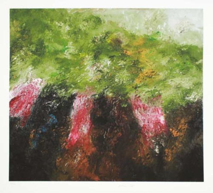 Armando A'dam (1929) Giclee op Papier " De Bosrand " Ges Gen, Antiek en Kunst, Kunst | Litho's en Zeefdrukken, Ophalen of Verzenden