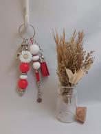 Beadable tassenhanger/sleutelhanger rood-wit, Ophalen of Verzenden, Nieuw