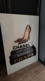 Glasplaat desinger groot, Ophalen, Zo goed als nieuw, Schilderij