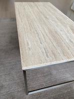 Bolia Zandkleurige Travertin Salontafel, Ophalen, 100 tot 150 cm, 50 tot 100 cm, Zo goed als nieuw