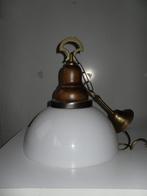 Hanglamp melkwit 30 cm doorsnede, Nieuw, Ophalen of Verzenden, Metaal, 50 tot 75 cm