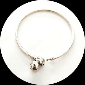 Pandora Armband Bangle 19 cm / voor bedels (L)  beschikbaar voor biedingen
